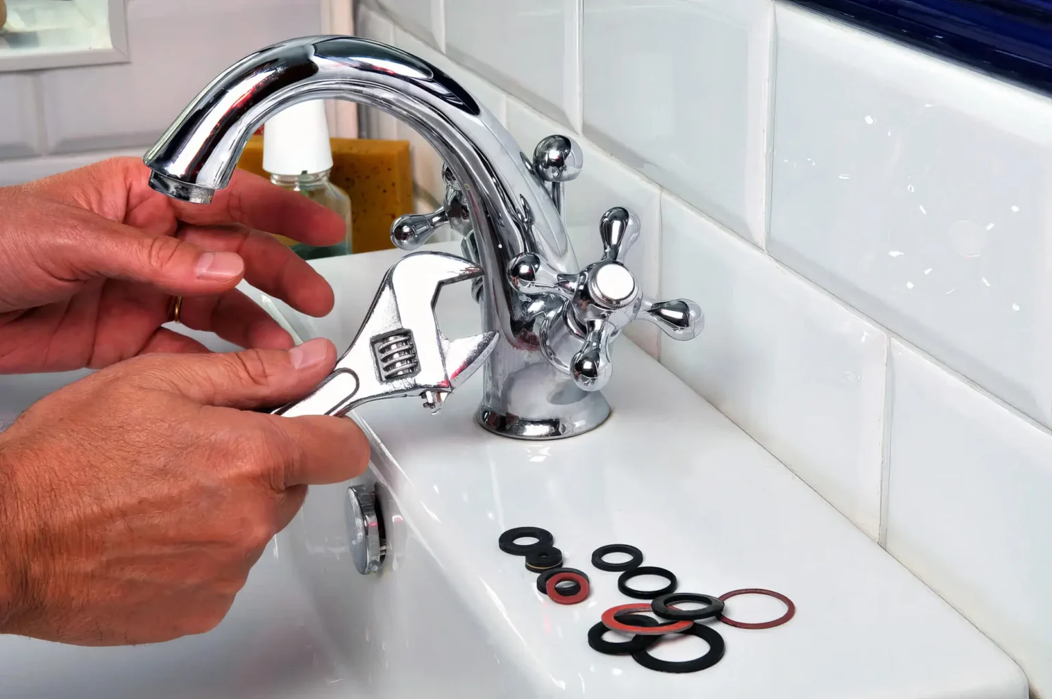 Bathroom faucet repair and fixture replacement in Newnan, Georgia
